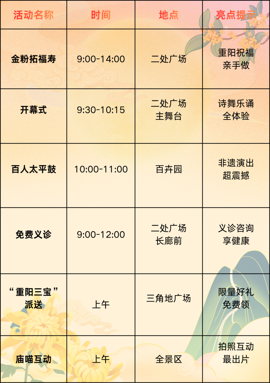 北京八大处重阳游山会亮点抢先看~
