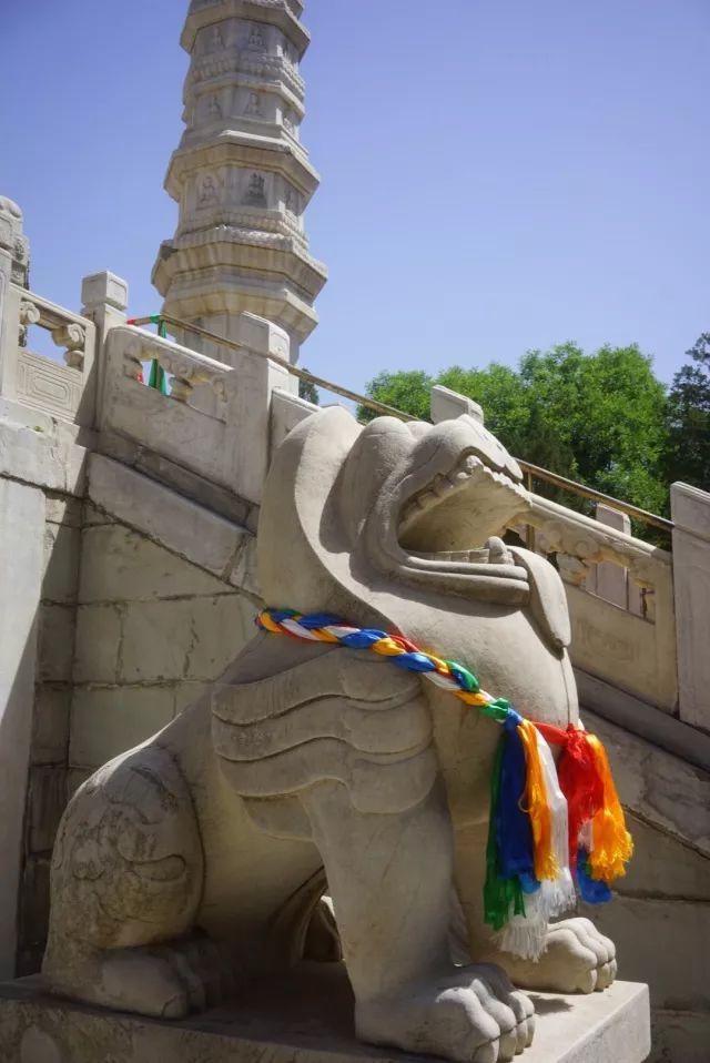 300年来秘不示人 西黄寺“隐藏”着这座北京最美白塔