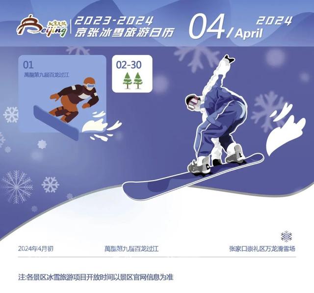 2023京张冬日滑雪嬉冰地图来了！这份冬日游玩攻略请收好