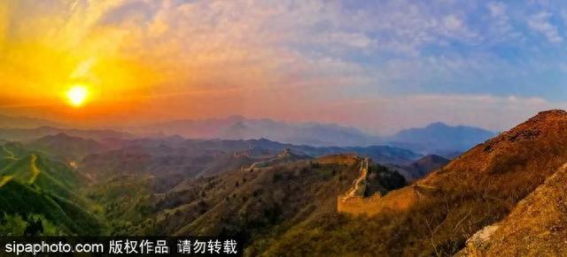 初秋时节，在京郊山水间邂逅一场浪漫日落