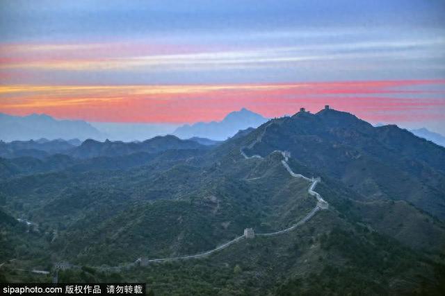 初秋时节，在京郊山水间邂逅一场浪漫日落