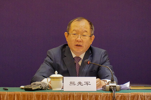 国家医保局医药服务管理司司长熊先军。澎湃新闻记者 周頔 摄