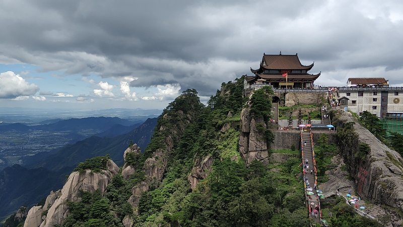 安徽九华山风景区  视觉中国 图