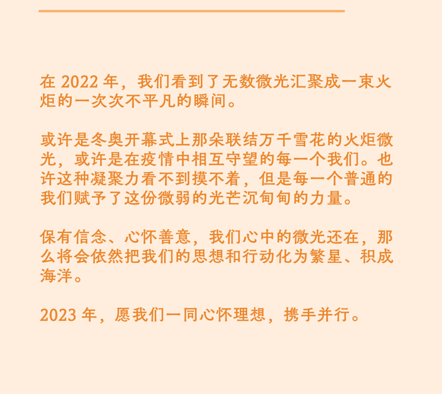 @2023，我想对你说
