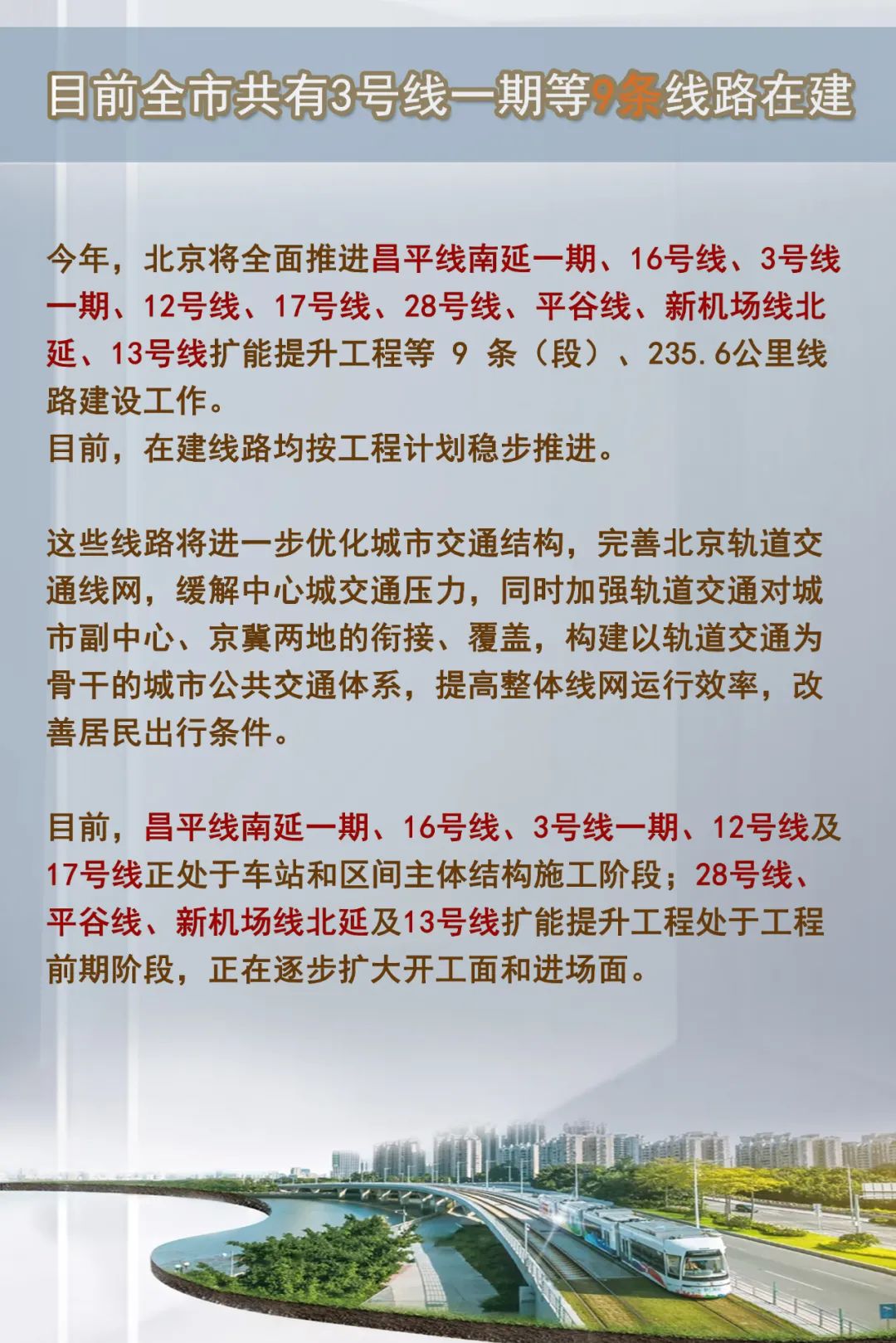 交通资讯 | 城市轨道交通运营里程年底新增22.4公里