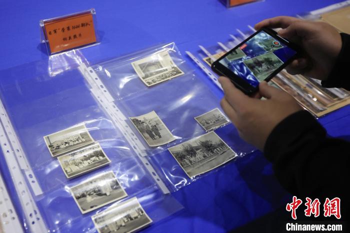 这批历史照片清楚地显示出“荣第1644部队”字样的标牌。泱波 摄