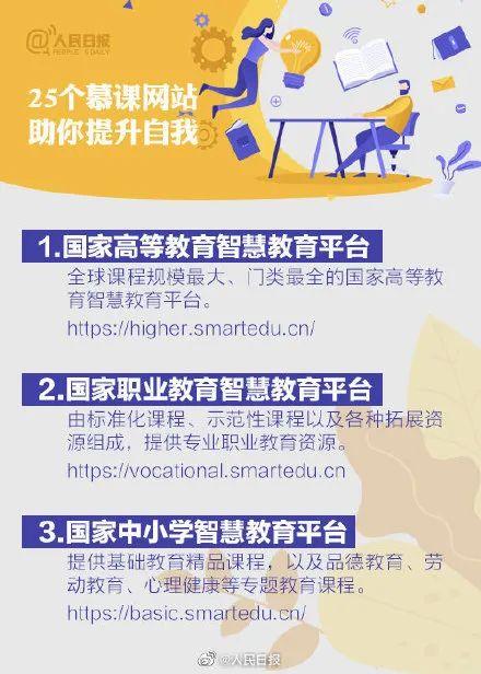暑假充电！人民日报推荐的25个提升自我的慕课网站