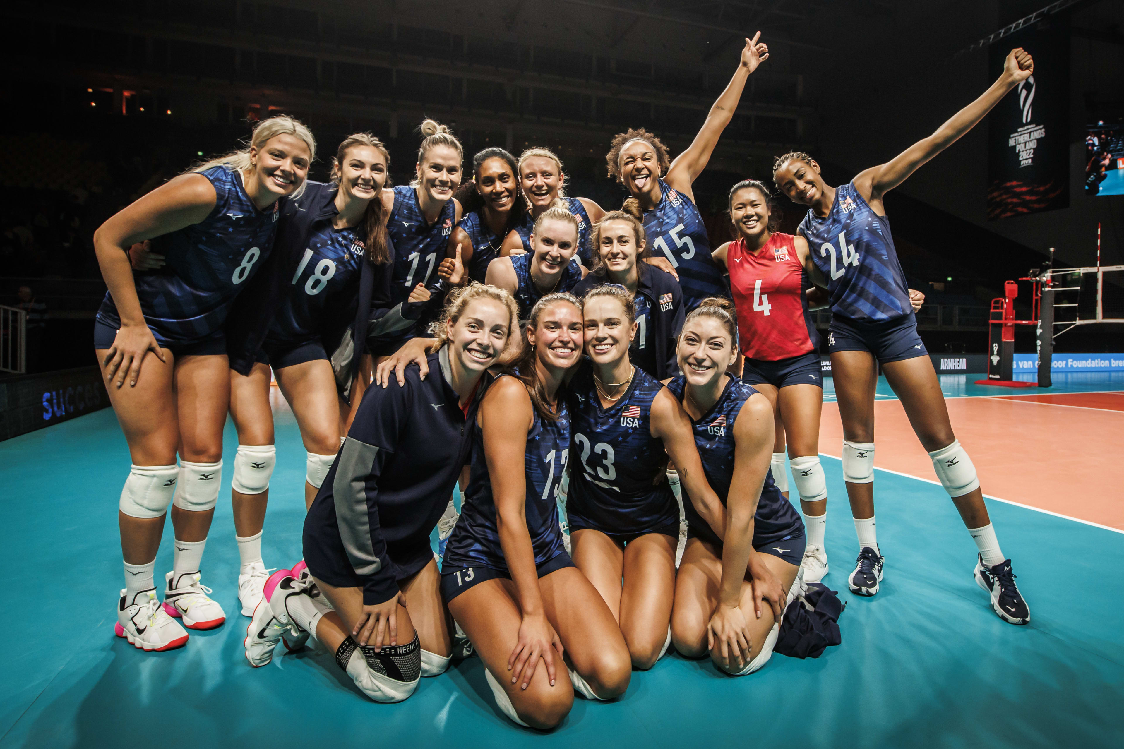 女排世锦赛美国女排轻松开门红