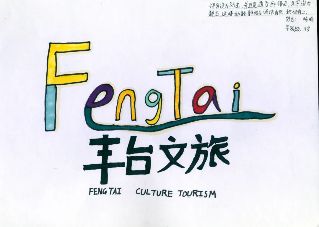 小手绘出大未来：小朋友们参与“文旅丰台”Logo绘画设计活动，展现无限创意！