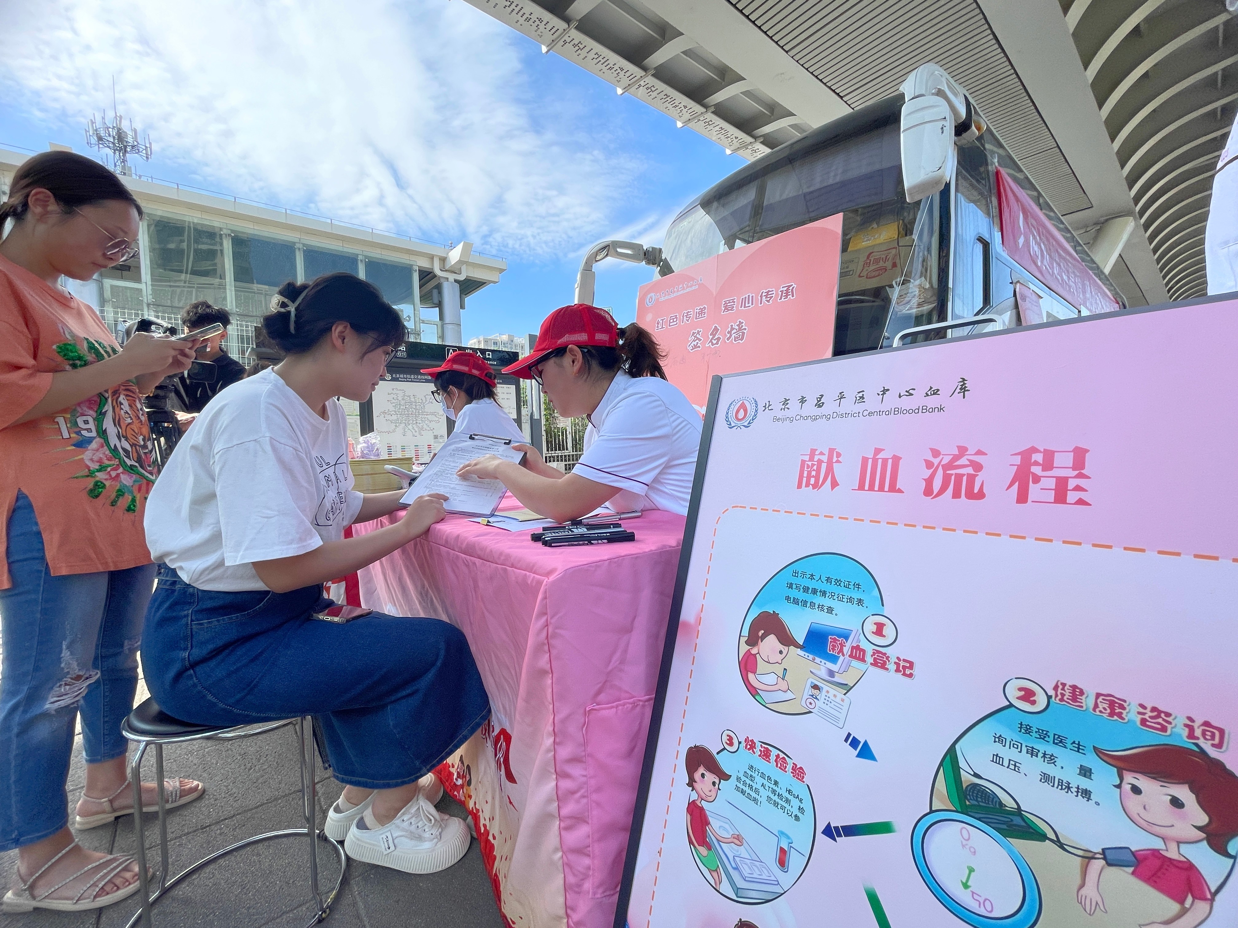 一站式服务!昌平新增设一献血点位并投入使用
