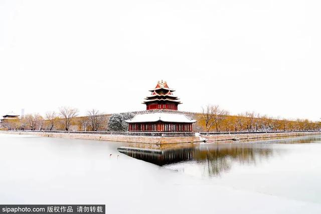 瑞雪兆丰年，当京城遇上龙年初雪，美如画卷