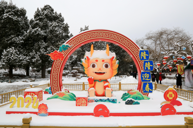 瑞雪兆丰年，当京城遇上龙年初雪，美如画卷