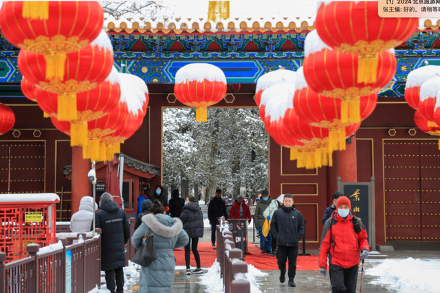 瑞雪兆丰年，当京城遇上龙年初雪，美如画卷