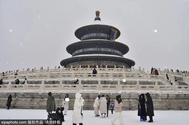 瑞雪兆丰年，当京城遇上龙年初雪，美如画卷