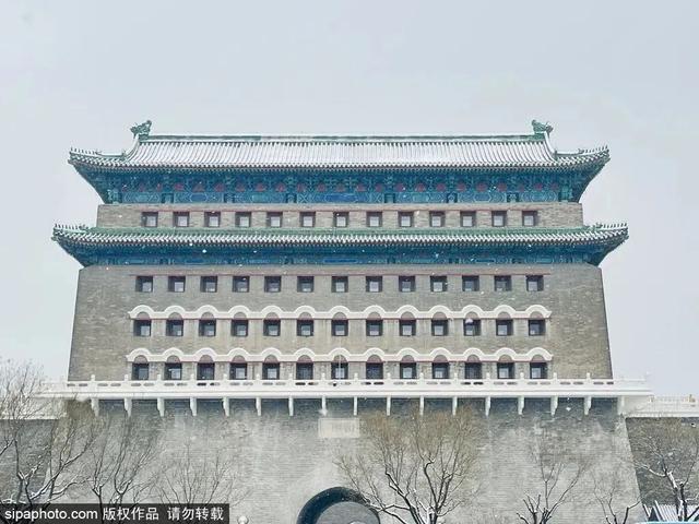 瑞雪兆丰年，当京城遇上龙年初雪，美如画卷