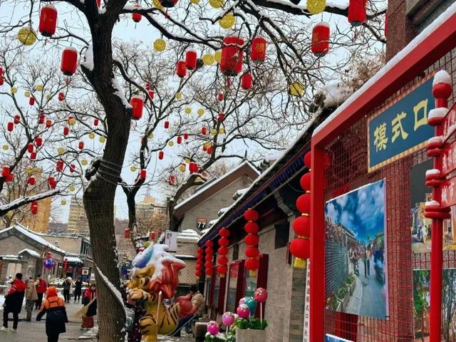 瑞雪兆丰年，当京城遇上龙年初雪，美如画卷