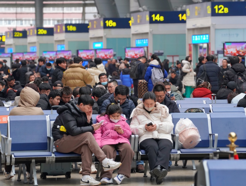 春运收官丰台站朝阳站北京北站客流创建站以来新高