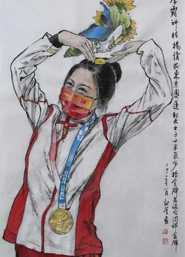 筑梦奥运·共享未来 | 江南大学老教授用画笔为奥运健儿加油！