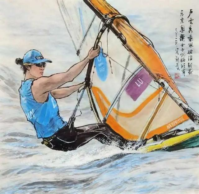 筑梦奥运·共享未来 | 江南大学老教授用画笔为奥运健儿加油！