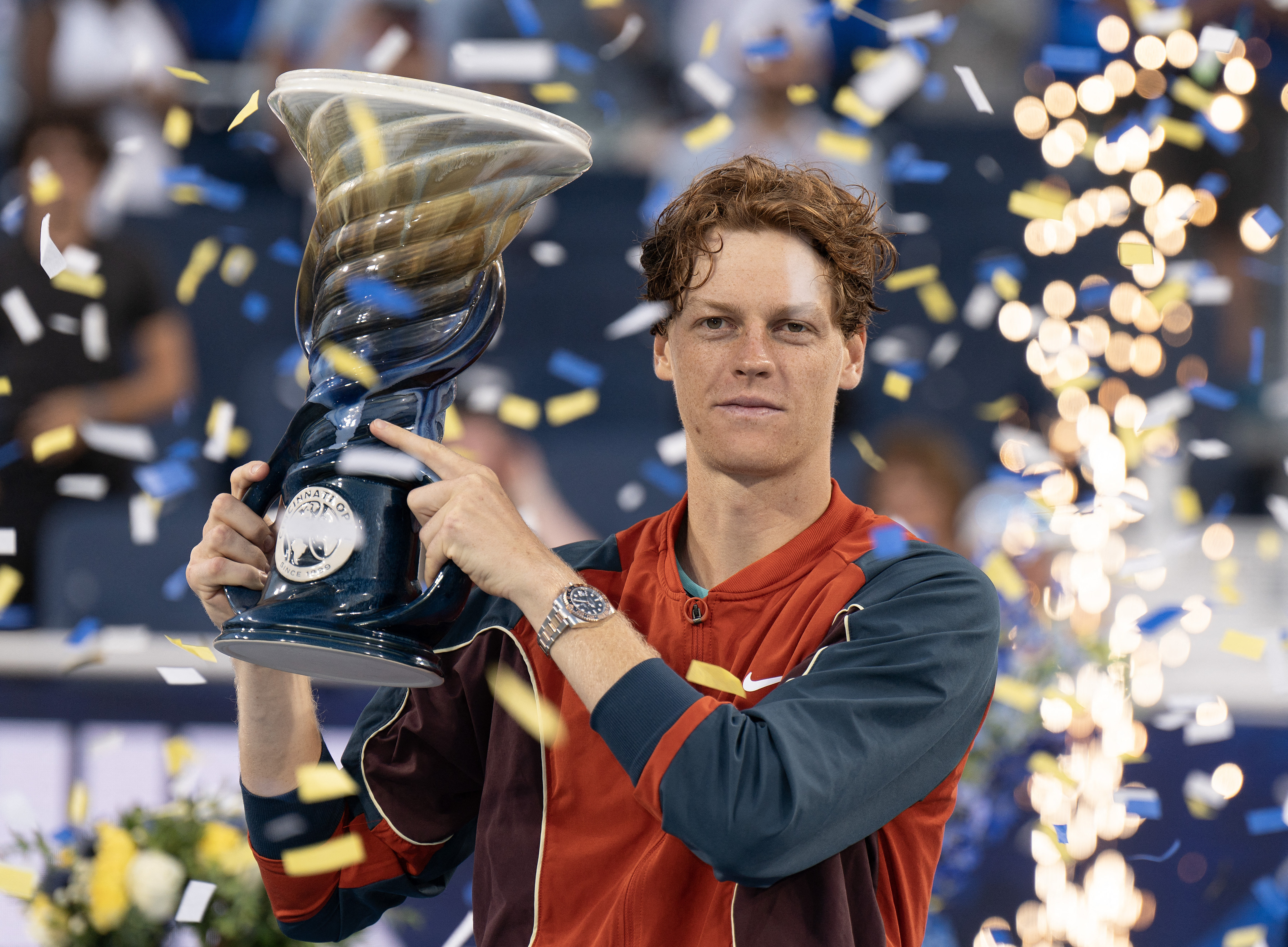 （体育）（1）网球——辛辛那提公开赛：辛纳夺得男单冠军