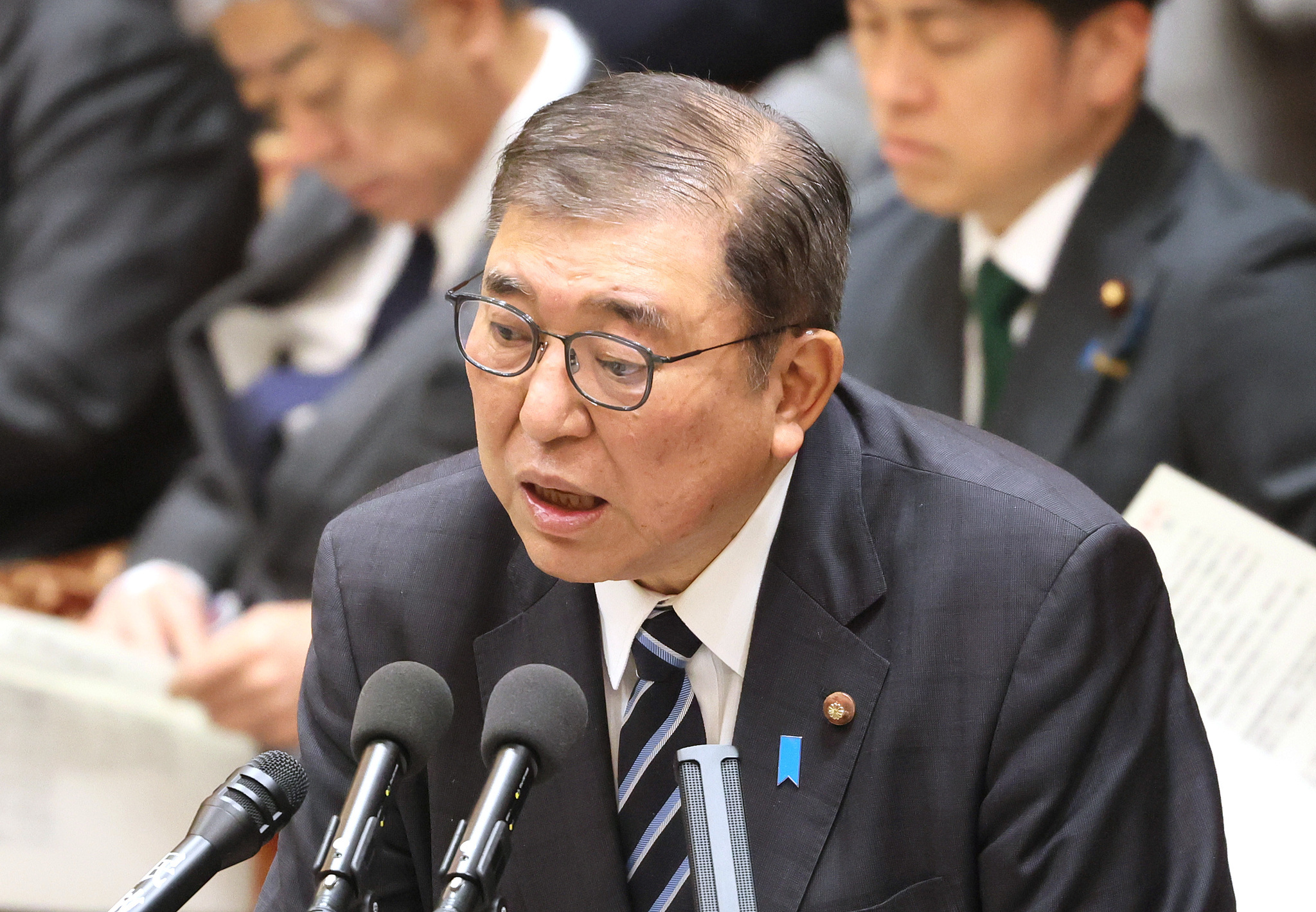 日本首相石破茂称将延续43万亿日元的五年防卫费方针