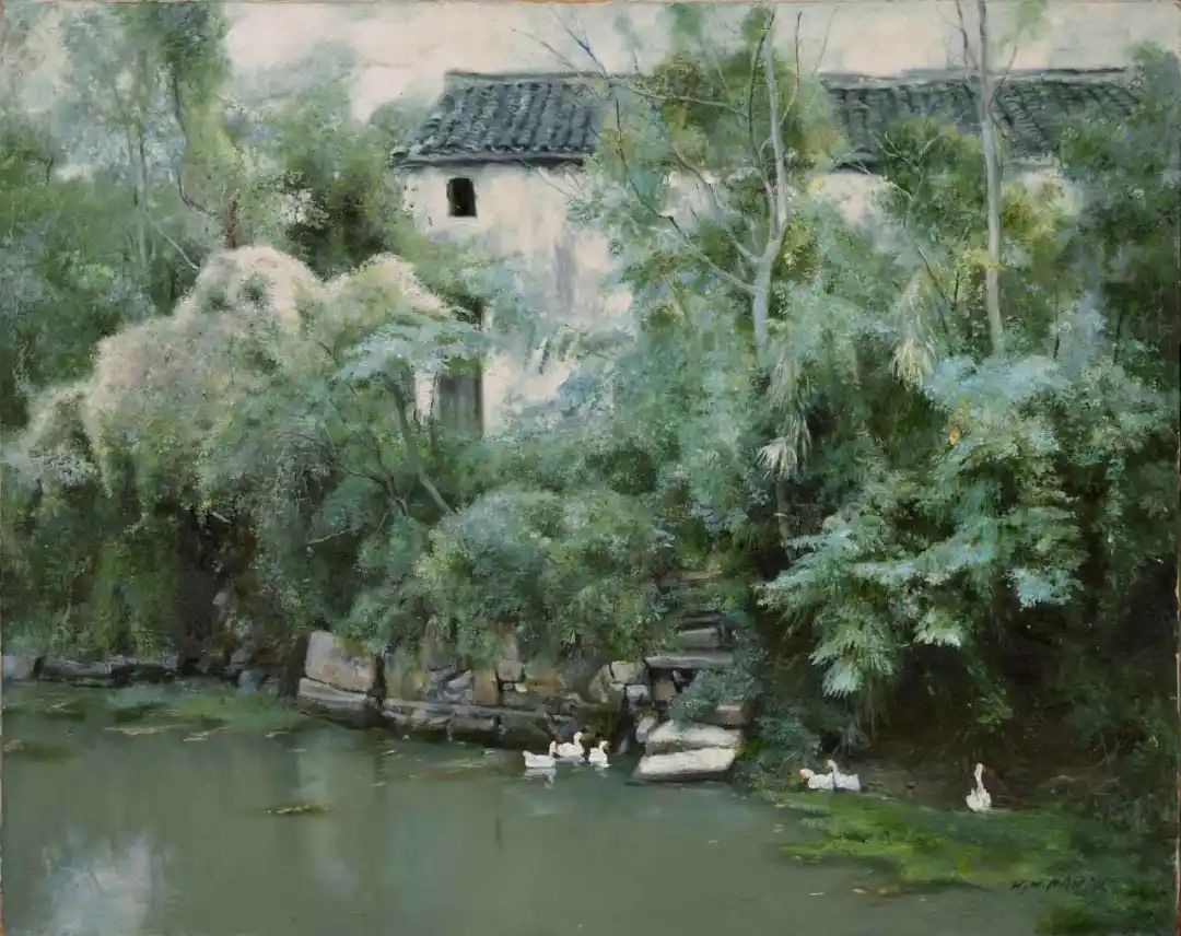 探索东方语境下的油画道路，潘鸿海油画艺术展中国美术馆展出