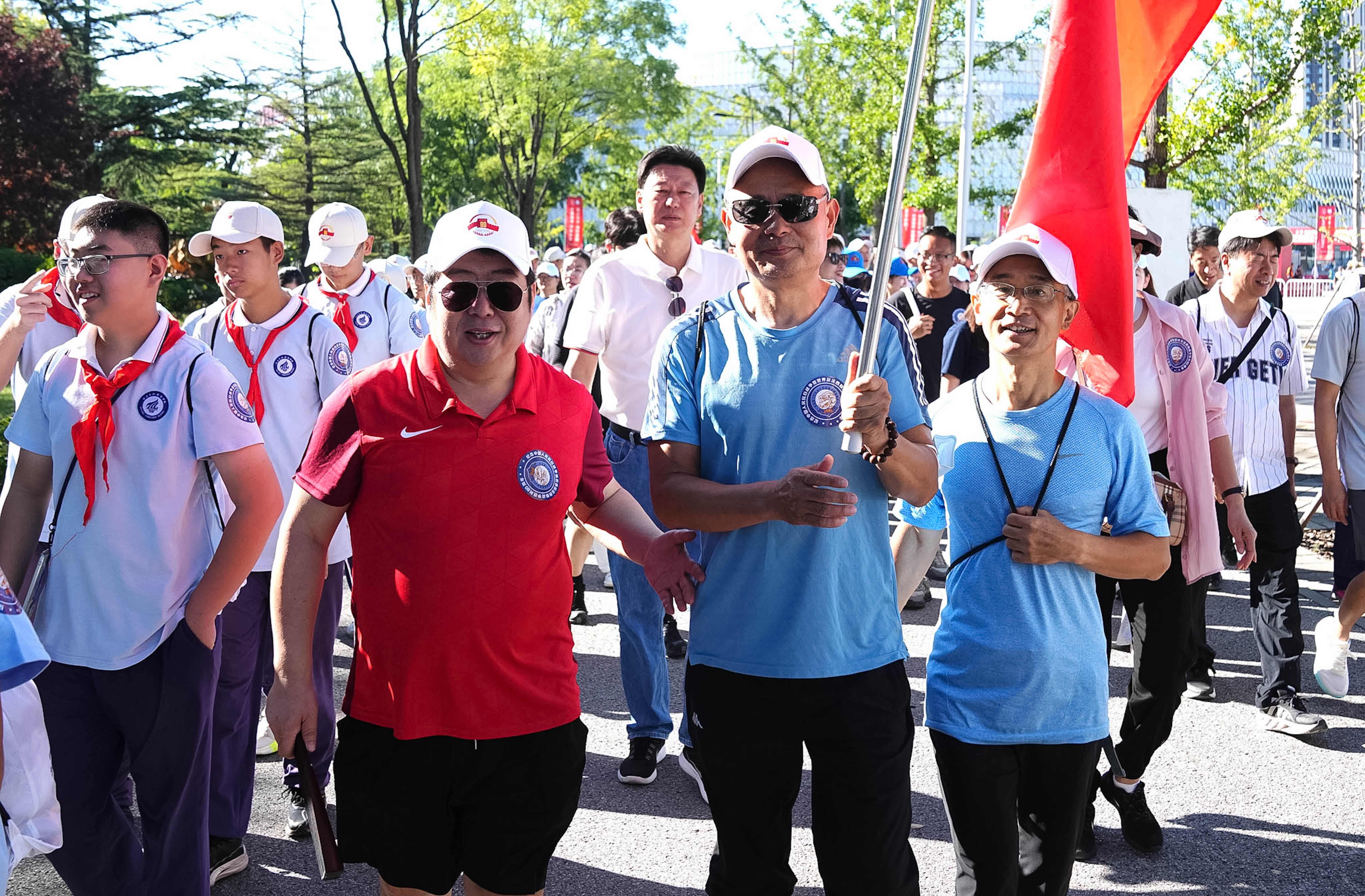 卢沟桥醒狮越野跑园博园开跑3