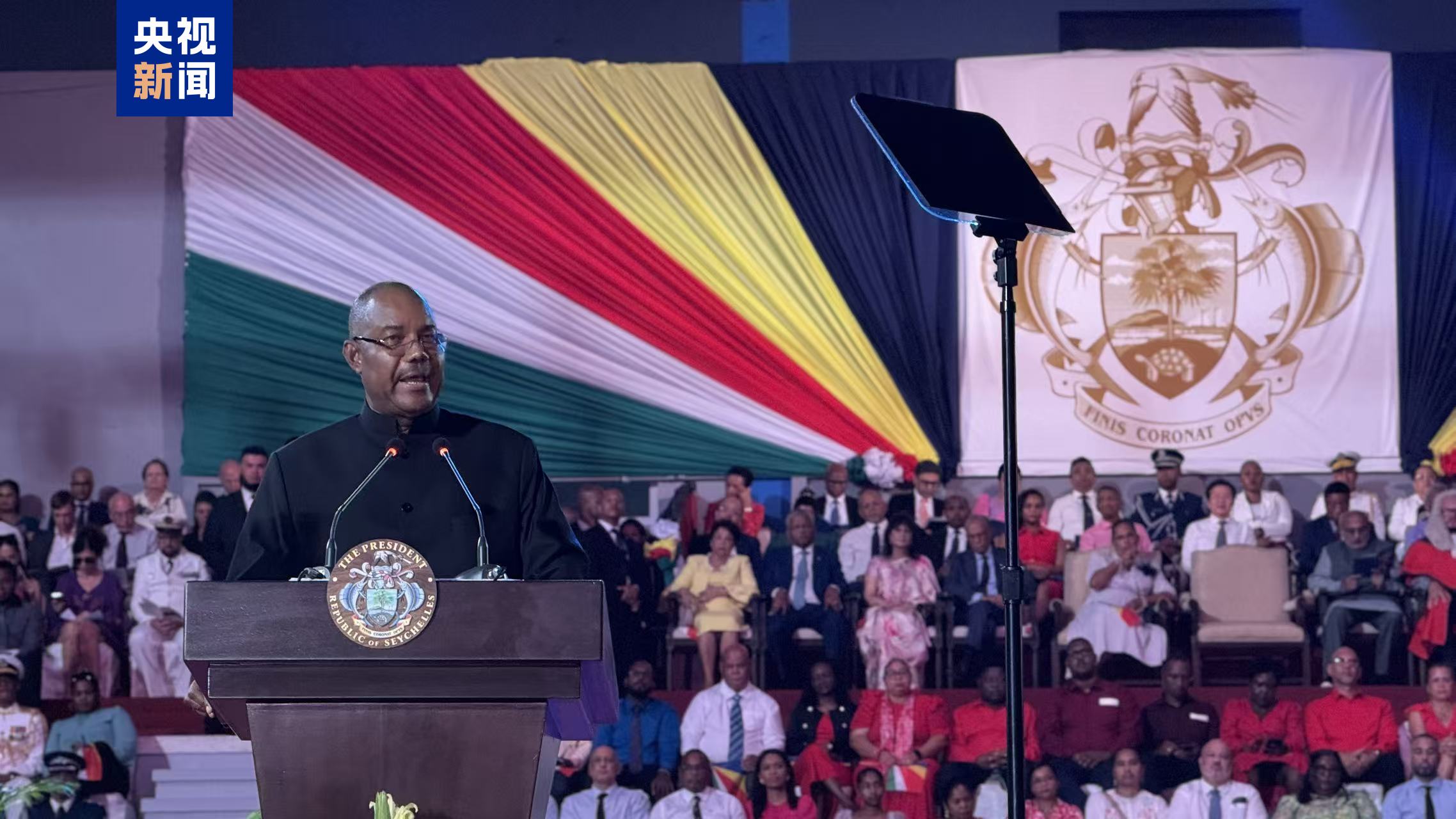 塞舌尔当选总统赫米尼耶宣誓就职