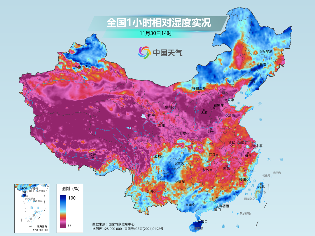 未来一周气温将现巨幅震荡!好消息是,干燥的南方终于要下雨了!