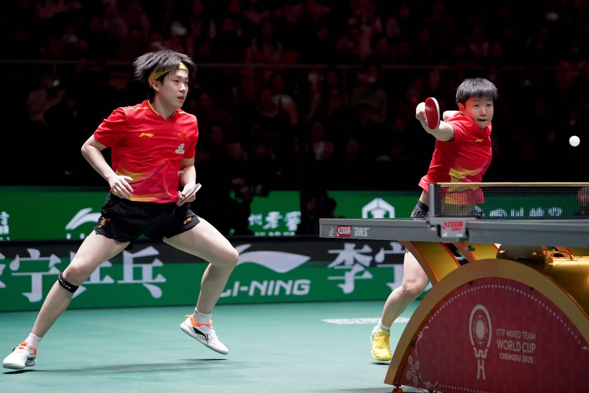 国乒首次战至第四项8比2力克法国队取得6连胜