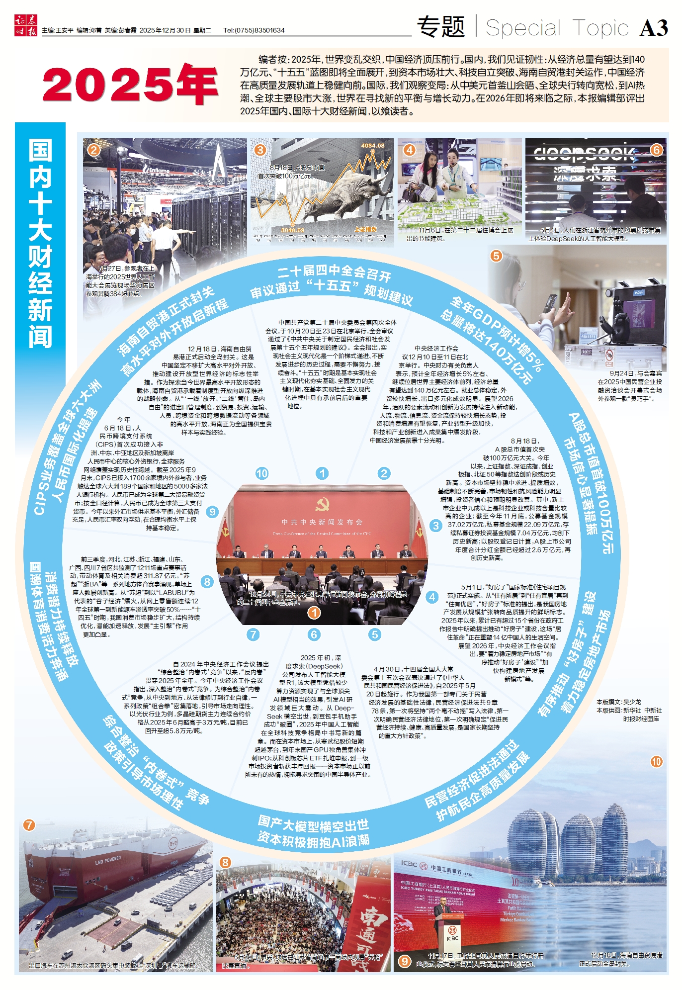 2025年国内十大财经新闻