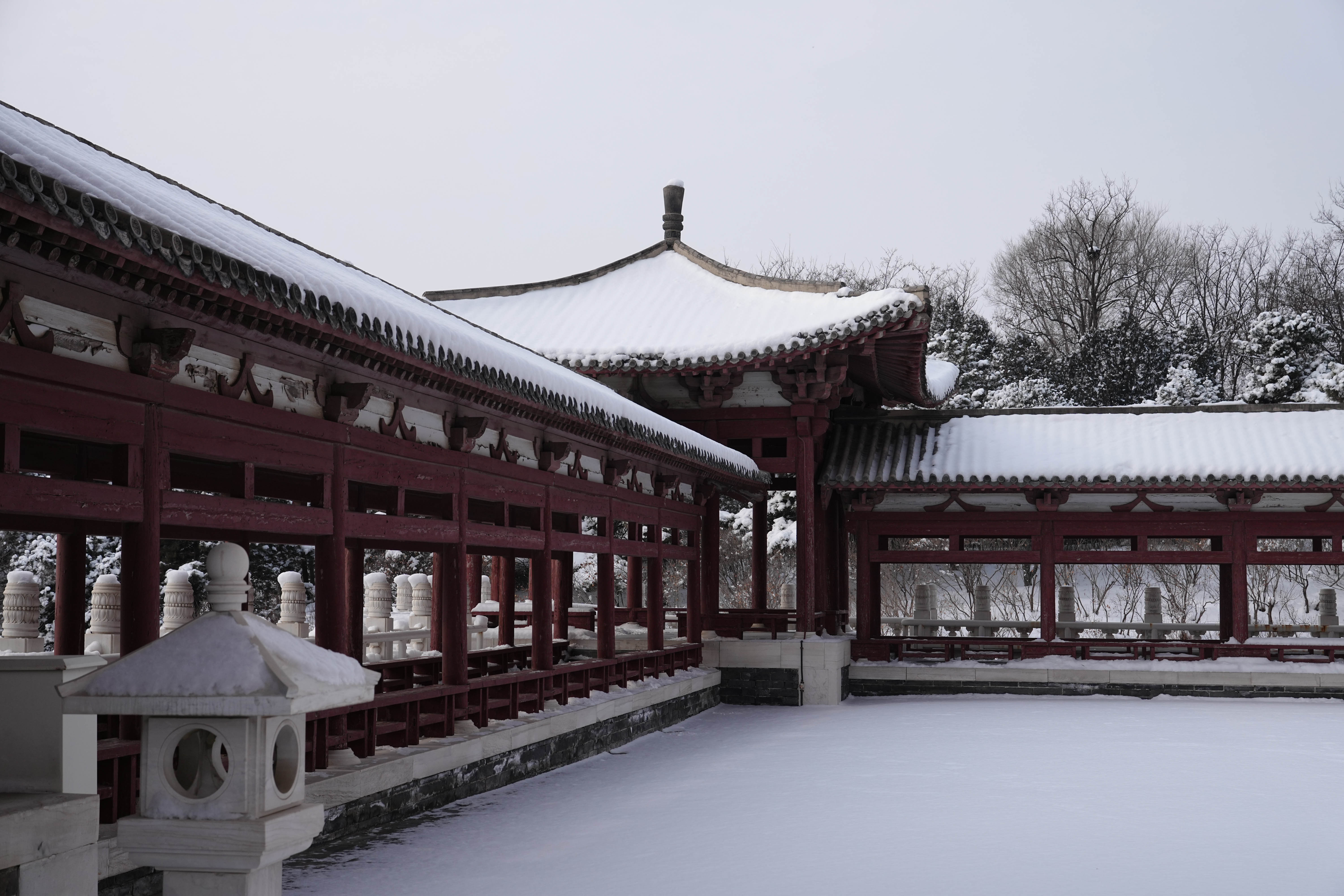 雪后永定河两岸上演“冰与雪的童话”5