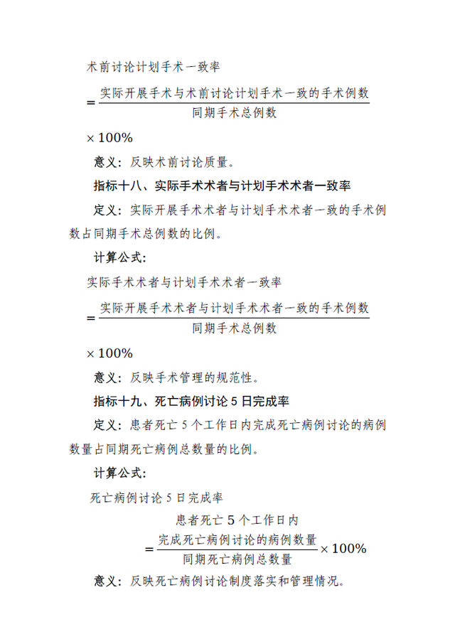 【尺牍思享】国家卫生健康委发布《医疗质量安全核心制度落实情况监测指标（2025年版）》（附文件解读）